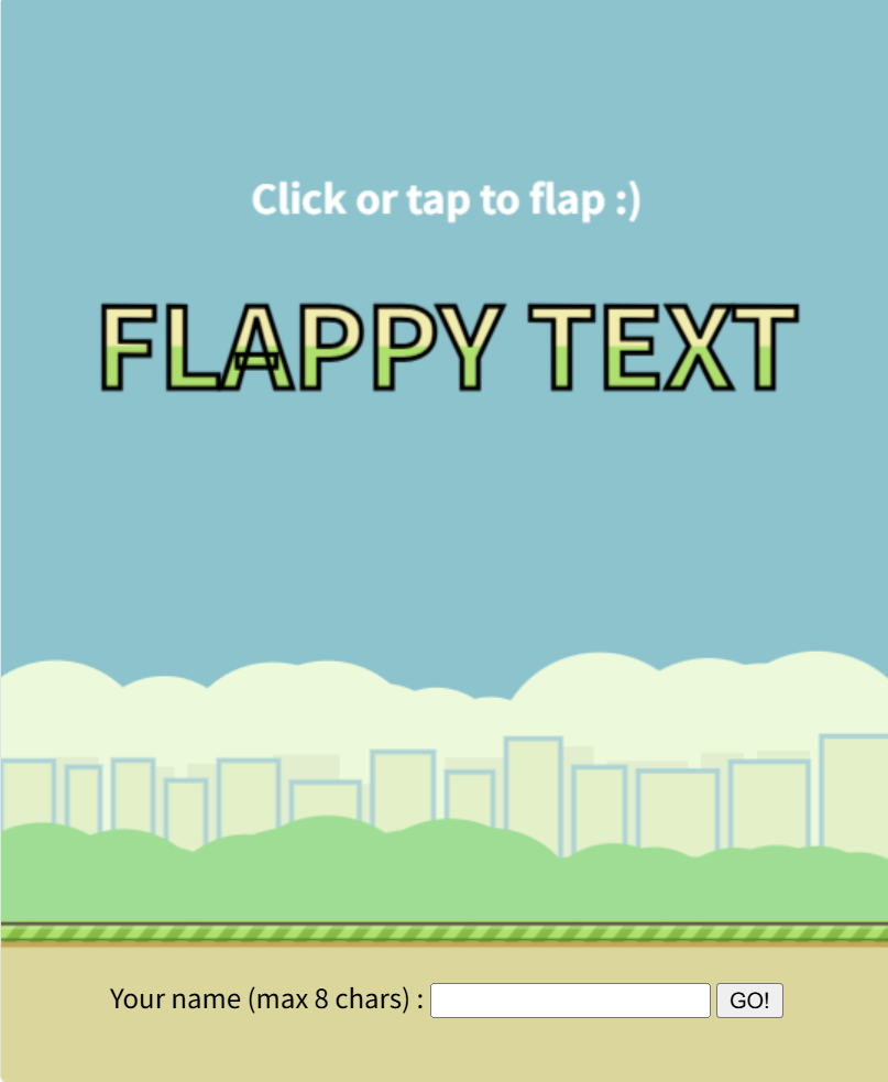FlappyText